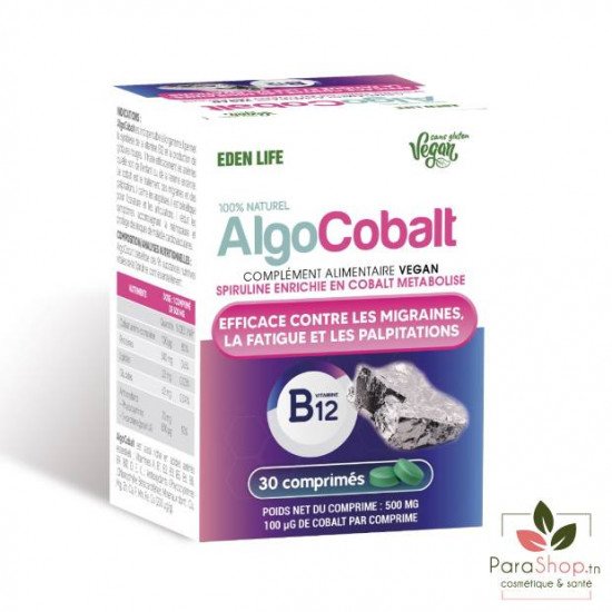 EDEN LIFE ALGOCOBALT 30 COMPRIMES EDEN LIFE ALGOCOBALT 30 COMPRIMES