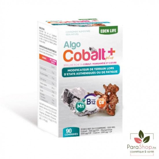 EDEN LIFE ALGOCOBALT PLUS 90 COMPRIMES EDEN LIFE ALGOCOBALT PLUS 90 COMPRIMES