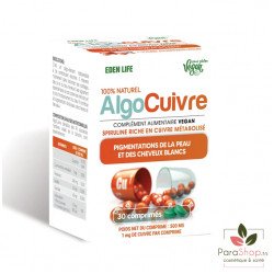 Eden Life Algo Cuivre 30 comprimés Eden Life Algo Cuivre 30 comprimés