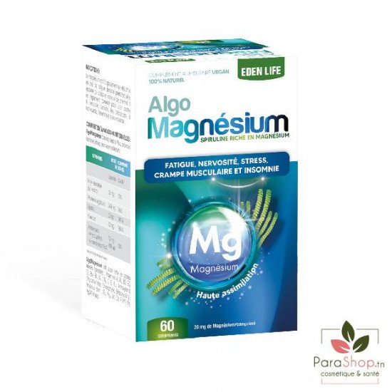 EDEN LIFE ALGO MAGNESIUM 60 COMPRIMES