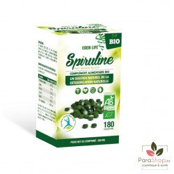 Eden Life Spiruline 180 Comprimes	 Eden Life Spiruline 180 Comprimes