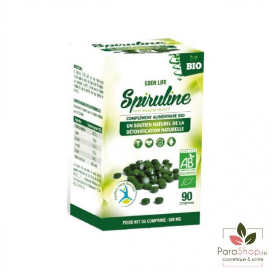 Eden Life Spiruline 90 Comprimes Eden Life Spiruline 90 Comprimes