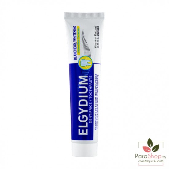 ELGYDIUM DENTIFRICE BLANCHEUR CITRON 75ML