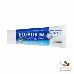 ELGYDIUM JUNIOR DENTIFRICE BUBBLE 50ML 7/12 ANS