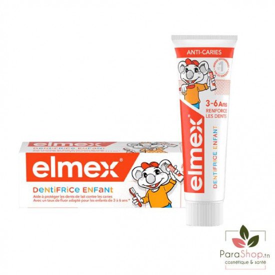 ELMEX DENTIFRICE ENFANT 3-6 ANS 50ML ELMEX DENTIFRICE ENFANT 3-6 ANS 50ML
