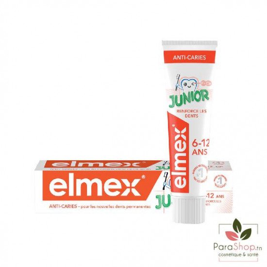 ELMEX DENTIFRICE JUNIOR 6-12 ANS 75ML ELMEX DENTIFRICE JUNIOR 6-12 ANS 75ML