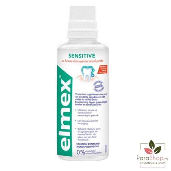 ELMEX SENSITIVE BAIN DE BOUCHE 400ML