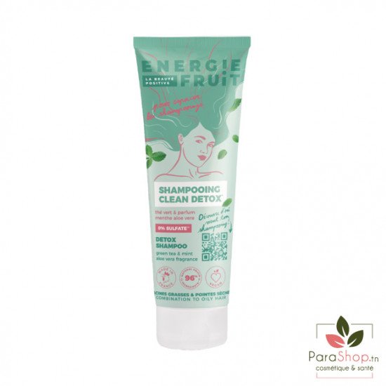 ENERGIE FRUIT SHAMPOOING CLEAN DETOX 250ML ENERGIE FRUIT SHAMPOOING CLEAN DETOX 250ML