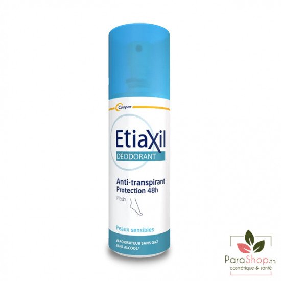 ETIAXIL DEODORANT ANTI TRANSPIRANT 48H PIEDS Spray 100ML