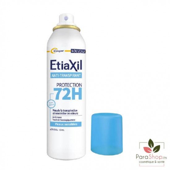 ETIAXIL Deodorant Anti Transpirant Protection 72H 150ML - Peaux Sensibles ETIAXIL Deodorant Anti Transpirant Protection 72H 150ML - Peaux Sensibles