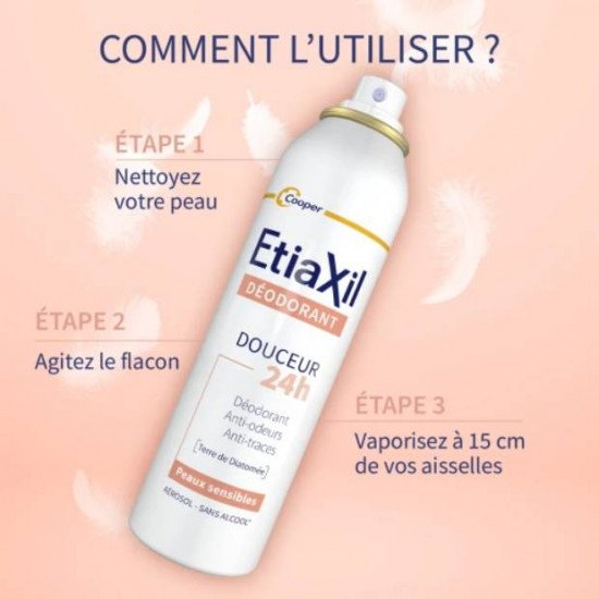 ETIAXIL DEODORANT Douceur 24H Aerosol 150ML ETIAXIL DEODORANT Douceur 24H Aerosol 150ML