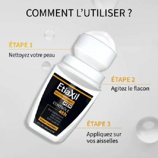ETIAXIL DEODORANT MEN ANTI TRANSPIRANT CONTROLE 48H 40ML ETIAXIL DEODORANT MEN ANTI TRANSPIRANT CONTROLE 48H 40ML