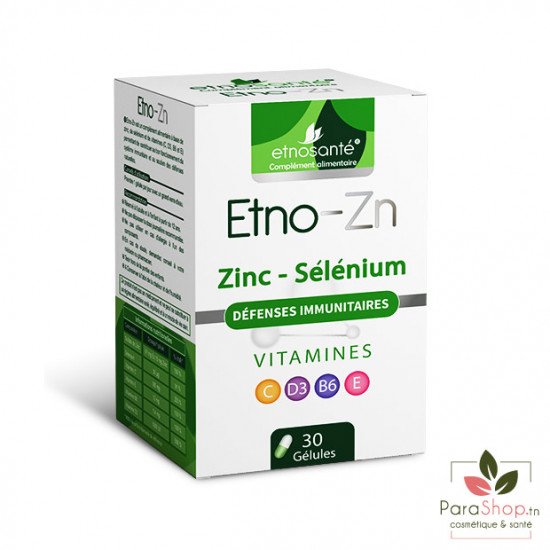 ETNOSANTE ETNO Zn Defenses immunitaire - 30 GELULES