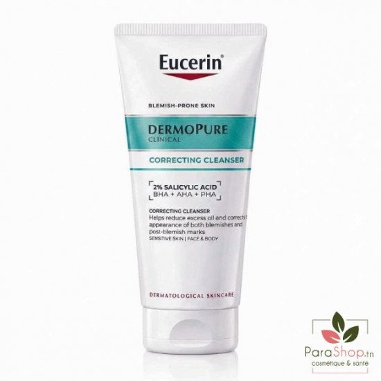 EUCERIN DERMOPURE CLINICAL GEL NETTOYANT CORRECTEUR 150ML