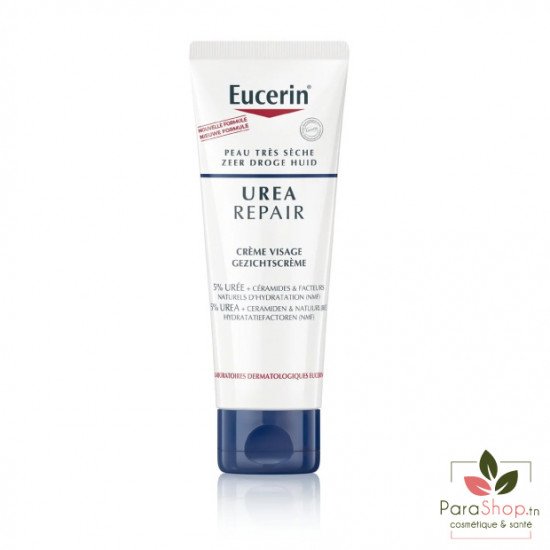 EUCERIN UreaRepair Creme Visage 5% Uree EUCERIN UreaRepair Creme Visage 5% Uree