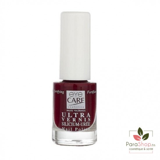 Eye care Ultra vernis à ongles Silicium-Urée Bordeaux