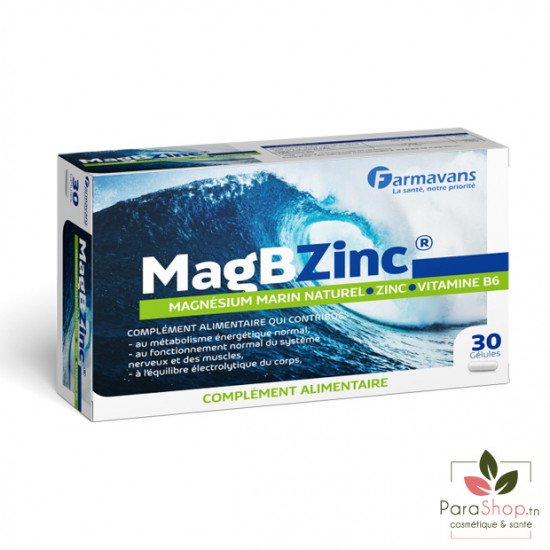 FARMAVANS MAG B ZINC 30 GELULES