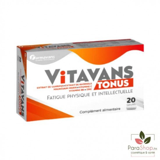 VITAVANS TONUS 20 GELULES