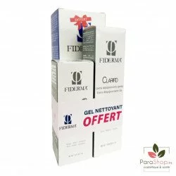 FIDERMA PACK CLARIFID SERUM NUIT + CREME DEPIGMENTANTE JOUR + HYDRAFID GEL NETTOYANT GRATUIT