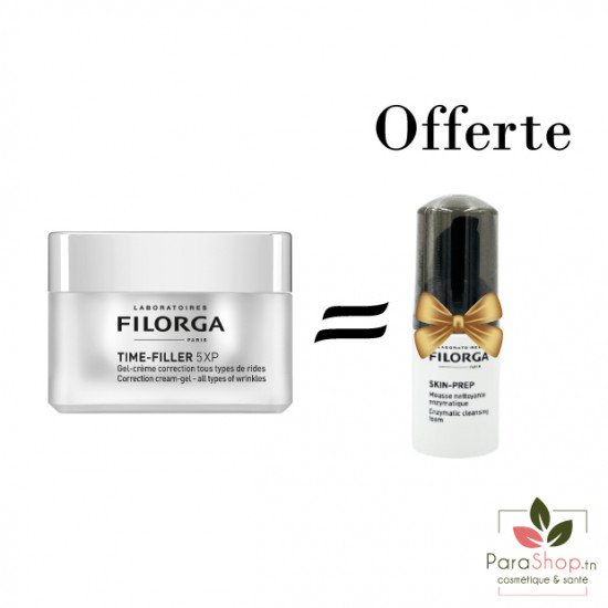 FILORGA PACK TIME FILLER 5XP GEL CREME + SKIN PREP MOUSSE NETTOYANTE 30ML OFFERTE - BF 2025 FILORGA PACK TIME FILLER 5XP GEL CREME + SKIN PREP MOUSSE NETTOYANTE 30ML OFFERTE - BF 2025