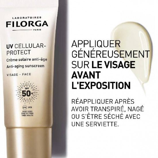 FILORGA UV CELLULAR PROTECT VISAGE SPF50+ 40ML FILORGA UV CELLULAR PROTECT VISAGE SPF50+ 40ML