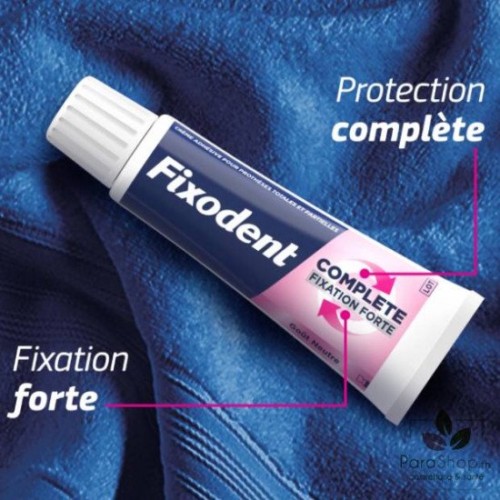 Fixodent Creme Adhesive Pour Protheses Fixation Forte Gout Neutre