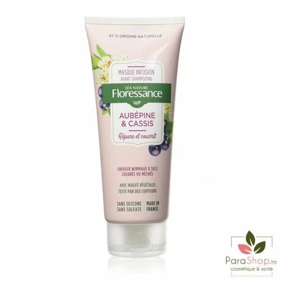 Floressance MASQUE INFUSION AUBEPINE ET CASSIS 200ML Floressance MASQUE INFUSION AUBEPINE ET CASSIS 200ML