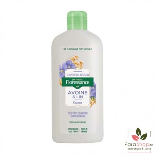 FLORESSANCE SHAMPOOING INFUSION AVOINE ET LIN 500ML