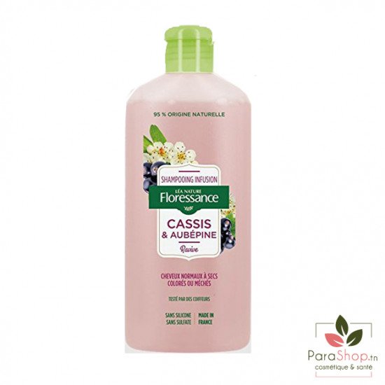 FLORESSANCE SHAMPOOING INFUSION CASSIS & AUBÉPINE 250ML