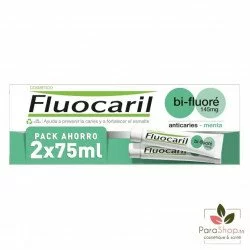 FLUOCARIL DENTIFRICE BI-FLUORÉ MENTHE 145MG 2X 75ML