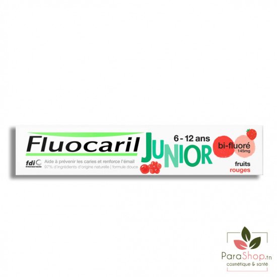 FLUOCARIL JUNIOR DENTIFRICE GEL FRUITS ROUGES 75ML