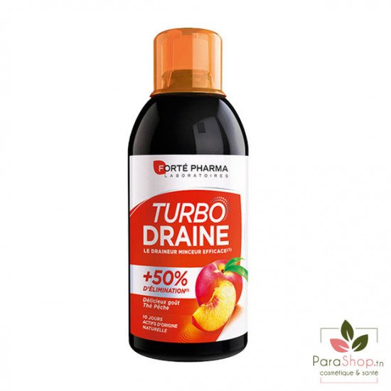 FORTE PHARMA TurboDraine Goût Thé vert pêche 500ML