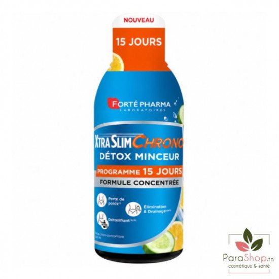 FORTE PHARMA XTRASLIM CHRONO DETOX MINCEUR 450ML FORTE PHARMA XTRASLIM CHRONO DETOX MINCEUR 450ML