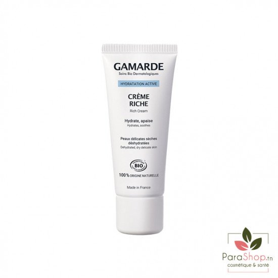 GAMARDE CREME HYDRATANTE RICHE 40ML