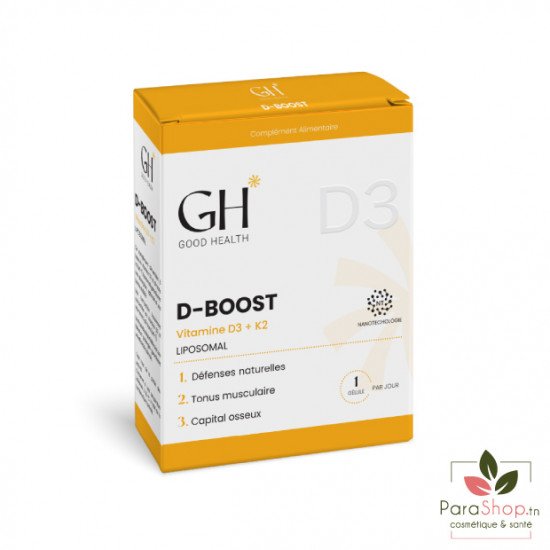 GH D-BOOST Vitamine D3 + K2 GH D-BOOST Vitamine D3 + K2