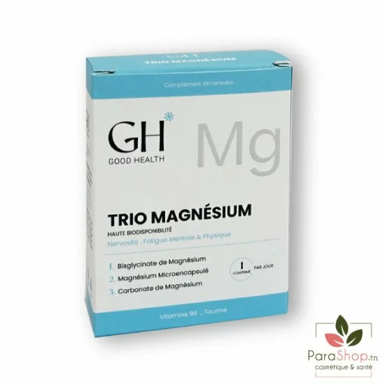 GH TRIO MAGNESIUM 30 Gelules GH TRIO MAGNESIUM 30 Gelules