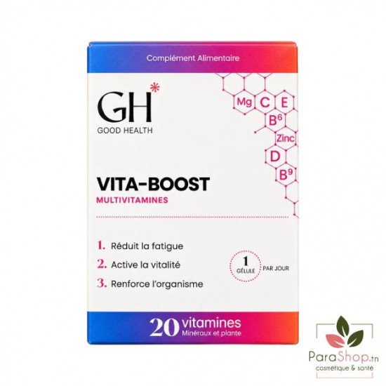 GH VITA BOOST MULTIVITAMINES 30 GELULES