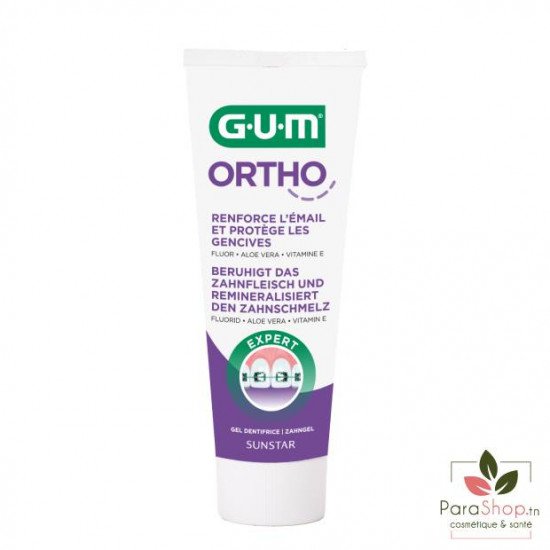 GUM ORTHO GEL DENTIFRICE 75ML GUM ORTHO GEL DENTIFRICE 75ML