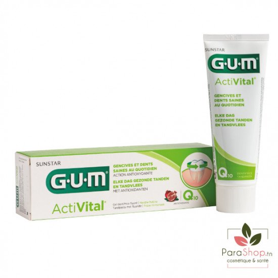 GUM ActiVital Q10 Gel Dentifrice