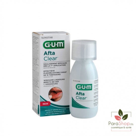 GUM AFTACLEAR BAIN DE BOUCHE 120ML