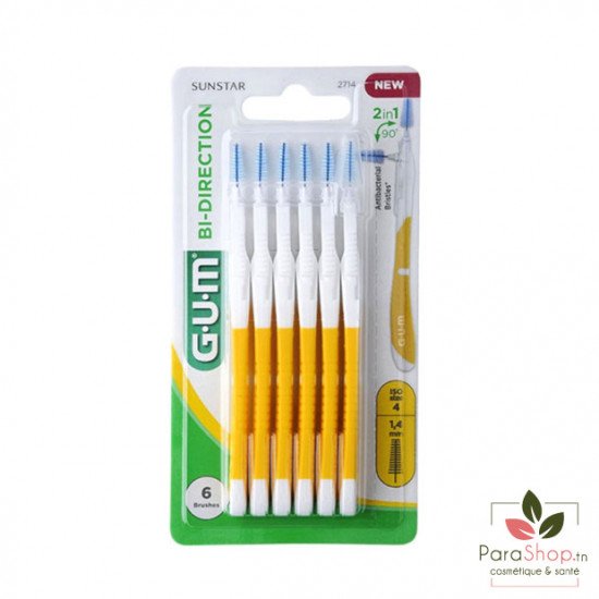 GUM BI DIRECTION Brossette interdentaire 1.4MM 2714