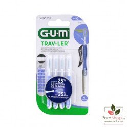 GUM TRAV-LER BROSSETTE x4 0.6MM 1312 GUM TRAV-LER BROSSETTE x4 0.6MM 1312
