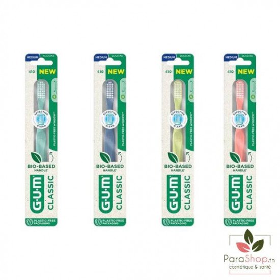 GUM CLASSIC BROSSE A DENT MEDIUM 410