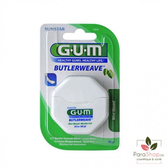 GUM FIL DENTAIRE CIRE MENTHOL 54,8M 1855