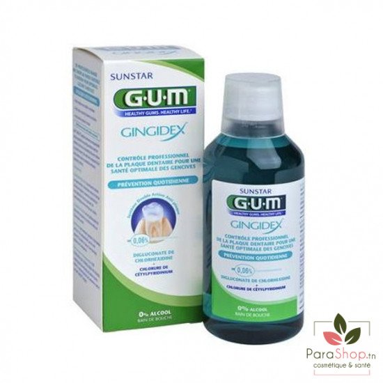 GUM Gingidex Bain de bouche 300ML