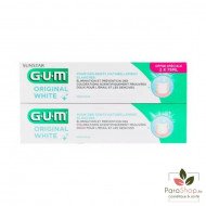 GUM ORIGINAL WHITE DENTIFRICE LOT DE 2  GUM ORIGINAL WHITE DENTIFRICE LOT DE 2