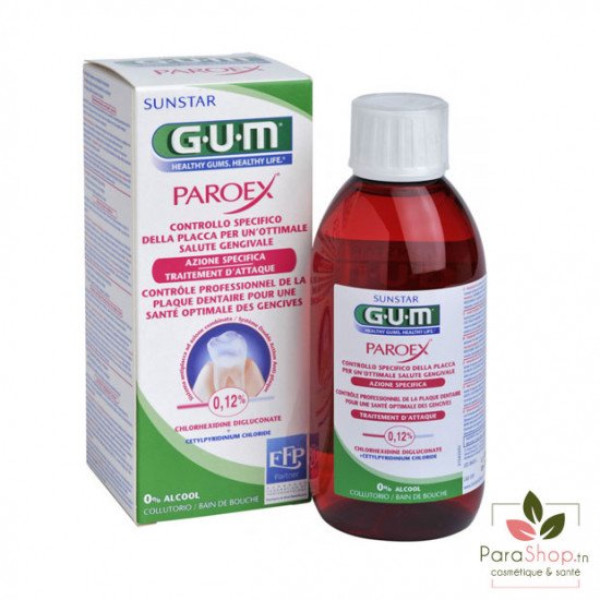 Gum paroex bain de bouche 300ML