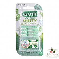 GUM SOFT PICKS BROSSETTES COMFORT FLEX MINTY M X40 - 670 GUM SOFT PICKS BROSSETTES COMFORT FLEX MINTY M X40 - 670