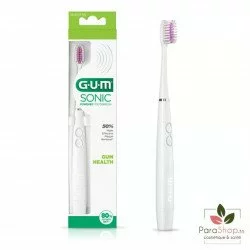 GUM Sonic Daily Brosse A Dents Electrique Souple 4100 Blanche