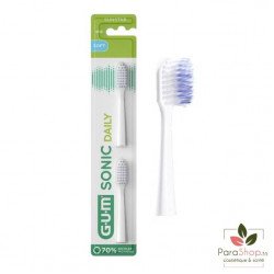 GUM Sonic Daily Recharges Brosse a Dents Souple 2 Unités - 4110